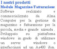  I nostri prodotti 