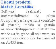  I nostri prodotti 