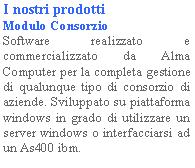  I nostri prodotti 