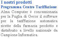  I nostri prodotti 